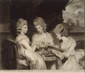 Green Valentine Portrait of the Ladies Waldegrave - Hermitage